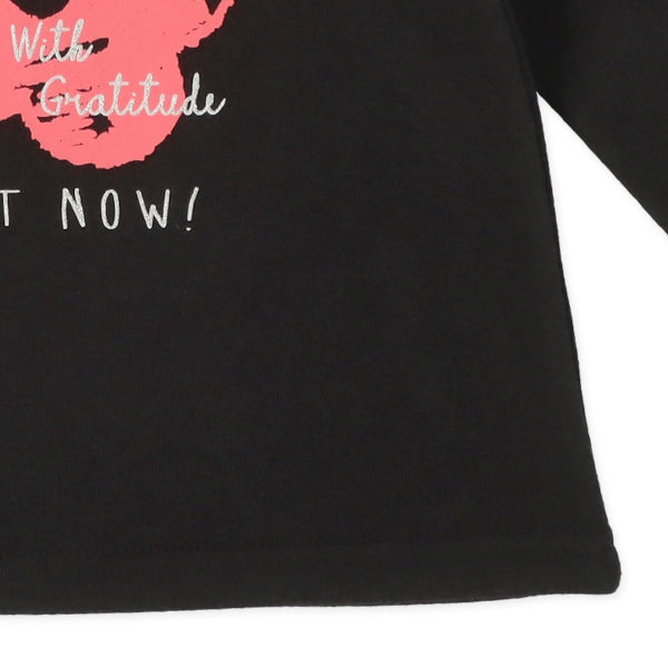 西松屋 ELFINDOLL 裏起毛手描き風花トレーナー 正規品