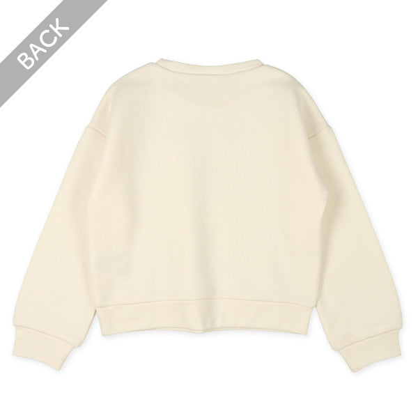 西松屋 ELFINDOLL 裏起毛ハートワンポイントトレーナー 正規品