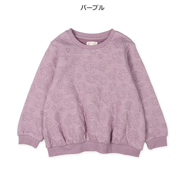 西松屋 ELFINDOLL CLASSIC ニットキルト花トレーナー 正規品