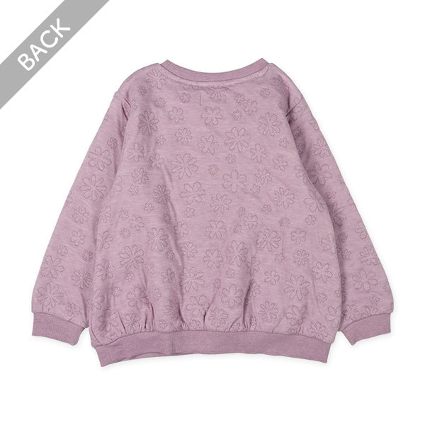 西松屋 ELFINDOLL CLASSIC ニットキルト花トレーナー 正規品