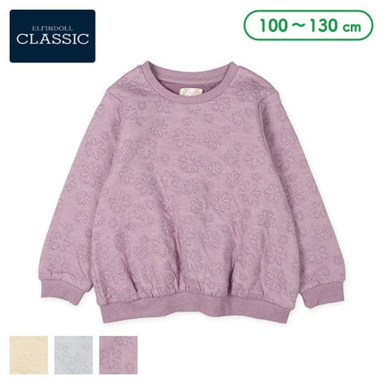 西松屋 ELFINDOLL CLASSIC ニットキルト花トレーナー 正規品