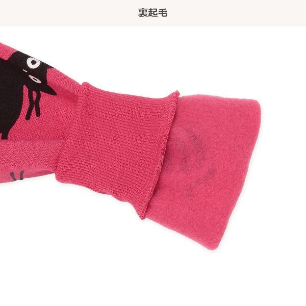 西松屋 ELFINDOLL 裏起毛ねこ総柄トレーナー 正規品