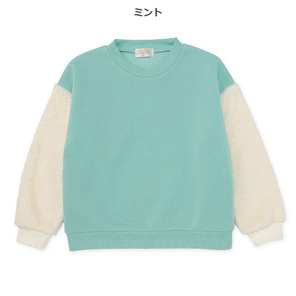 西松屋 ELFINDOLL CLASSIC 裏起毛袖ボアトレーナー 正規品