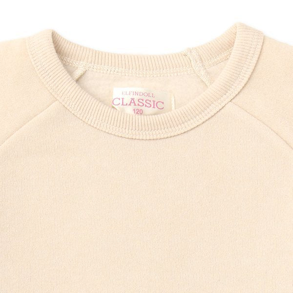 西松屋 ELFINDOLL CLASSIC 裏起毛袖布帛チェックトレーナー 正規品