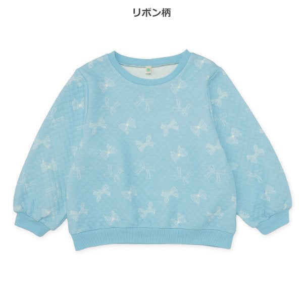 西松屋 ELFINDOLL ニットキルトリボン・ハート柄トレーナー 正規品