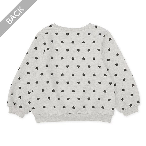 西松屋 ELFINDOLL ニットキルトリボン・ハート柄トレーナー 正規品