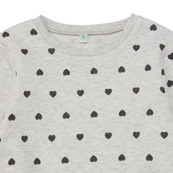 西松屋 ELFINDOLL ニットキルトリボン・ハート柄トレーナー 正規品