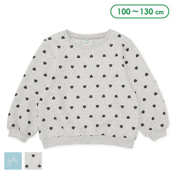 西松屋 ELFINDOLL ニットキルトリボン・ハート柄トレーナー 正規品