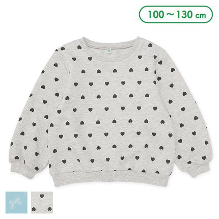 西松屋 ELFINDOLL ニットキルトリボン・ハート柄トレーナー 正規品