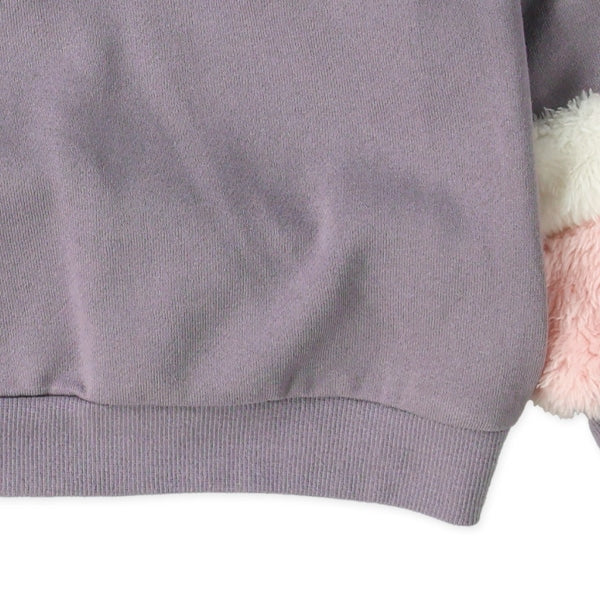 西松屋 ELFINDOLL 裏起毛袖ボアトレーナー 正規品