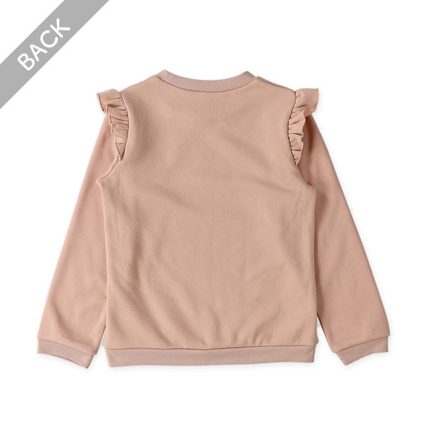 西松屋 裏ぽか 肩フリルトレーナー 正規品