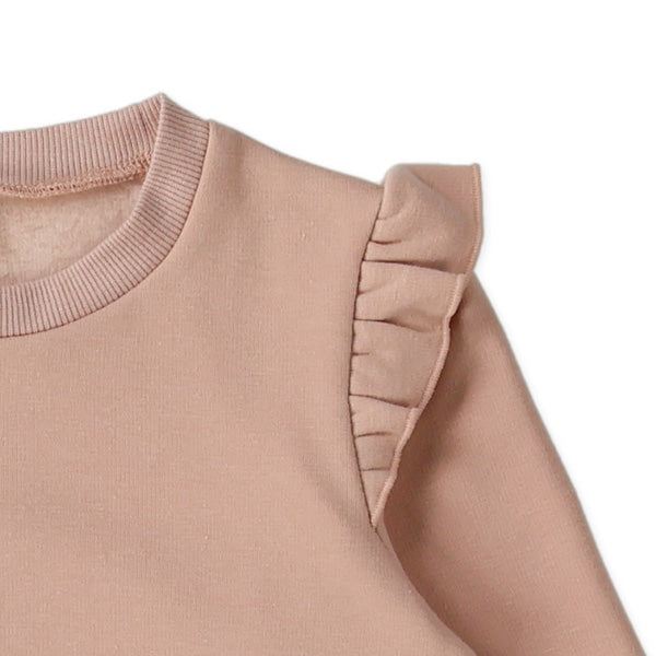 西松屋 裏ぽか 肩フリルトレーナー 正規品