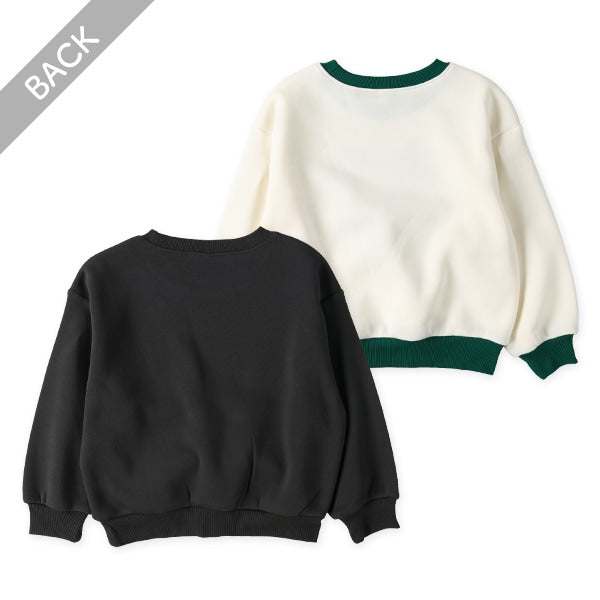 西松屋 ELFINDOLL 裏起毛ハートプリントトレーナー 正規品