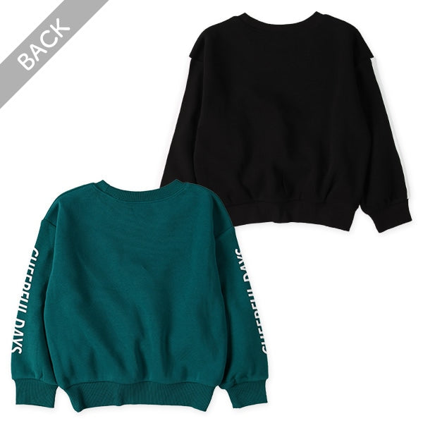 西松屋 ELFINDOLL 裏起毛ライン袖トレーナー 正規品