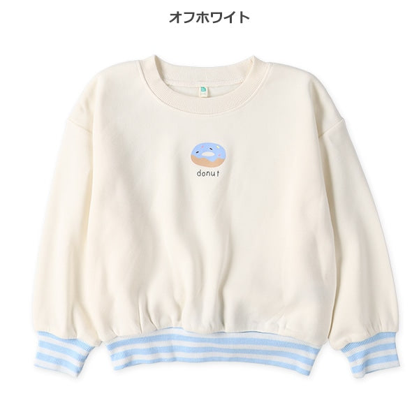 西松屋 ELFINDOLL 裏起毛ラインリブトレーナー 正規品