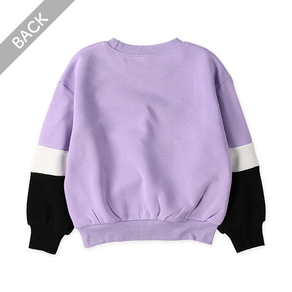 西松屋 ELFINDOLL 裏起毛袖切り替え配色トレーナー 正規品