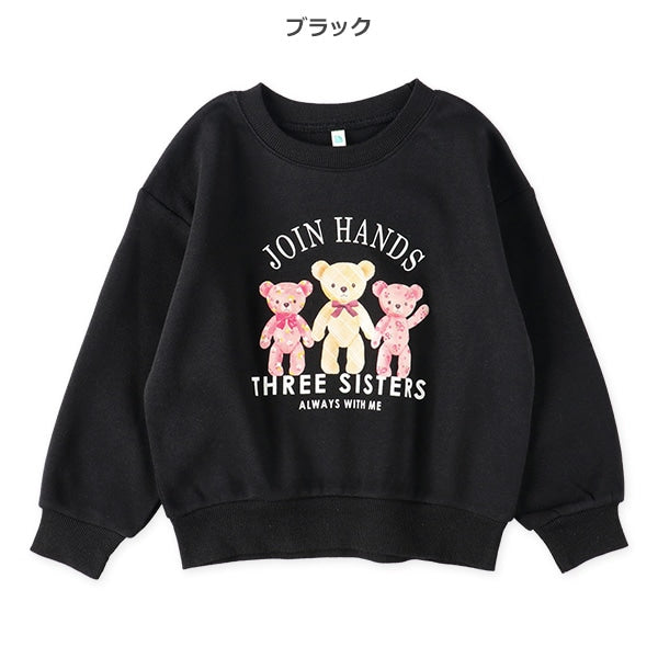 西松屋 裏起毛くま柄トレーナー 正規品