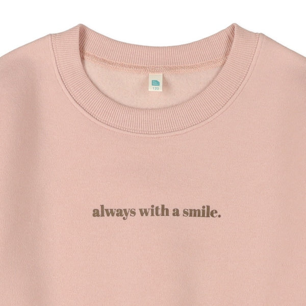 西松屋 ELFINDOLL 裏起毛ロゴ裾チェックトレーナー 正規品