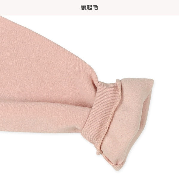 西松屋 ELFINDOLL 裏起毛ロゴ裾チェックトレーナー 正規品