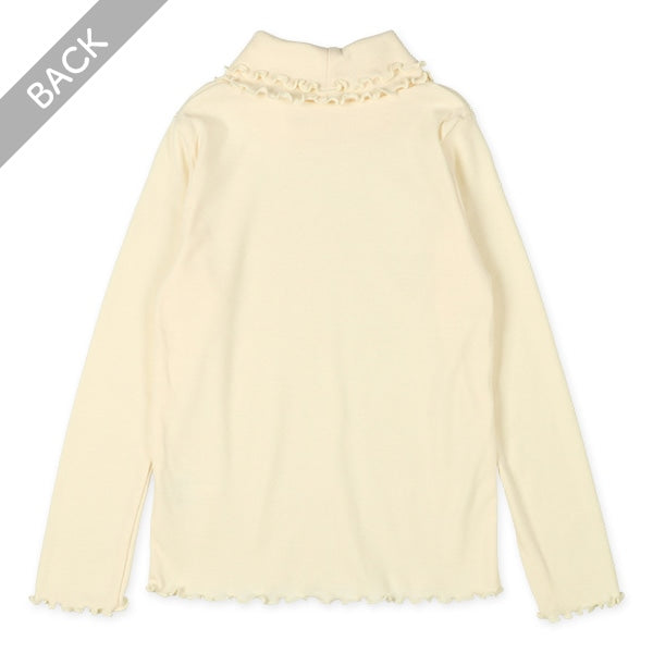 西松屋 ELFINDOLL フライス襟裾メロータートル長袖Tシャツ 正規品