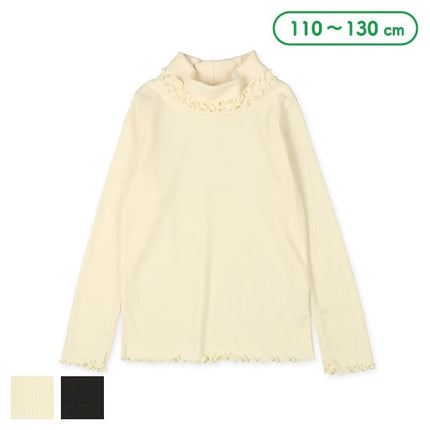 西松屋 ELFINDOLL フライス襟裾メロータートル長袖Tシャツ 正規品