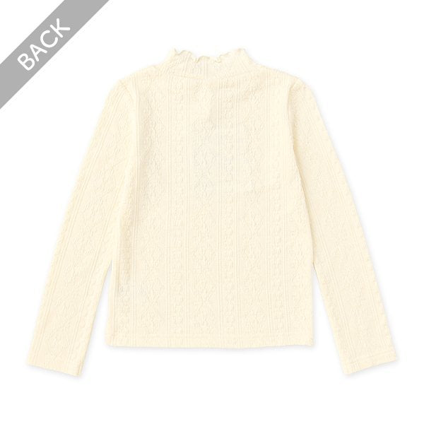 西松屋 ELFINDOLL CLASSIC ジャガードハイネック長袖Tシャツ 正規品