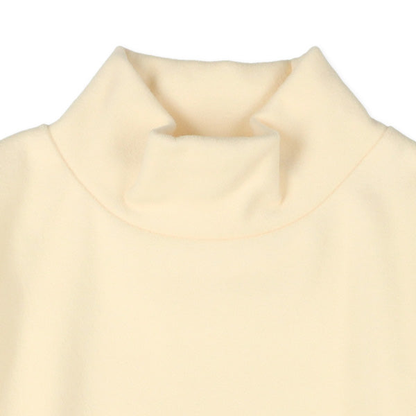 西松屋 ELFINDOLL CLASSIC スムース起毛ロゴハイネック長袖Tシャツ（ブラック・アイボリー） 正規品