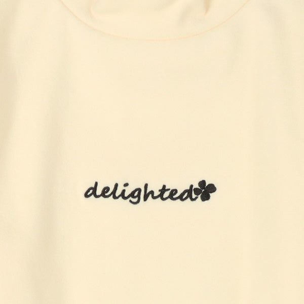 西松屋 ELFINDOLL CLASSIC スムース起毛ロゴハイネック長袖Tシャツ（ブラック・アイボリー） 正規品