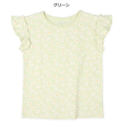 [Genuine Nishimatsuya product] EC Hanagara sleeve frill T5
