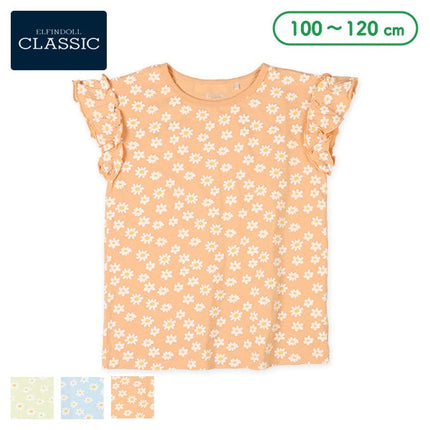 [Genuine Nishimatsuya product] EC Hanagara sleeve frill T5