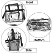 Clear PVC Transparent See through Shoulder Bag Waterproof Picnic Beach Bag