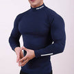 Muscle fit Long sleeve Gym shirt Sports Leisure Top for men