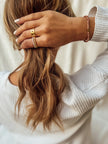 3mm Beaded Rings in 14K Gold Filled or Sterling Silver