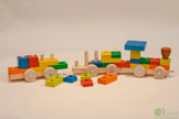 QToysUSA - Stack & Pull Train