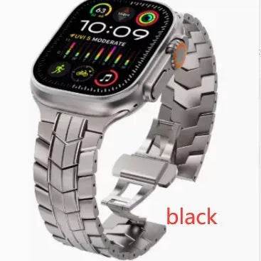 Replaceable Stainless Steel Chain Watch Strap Suitable For Apple IWatch