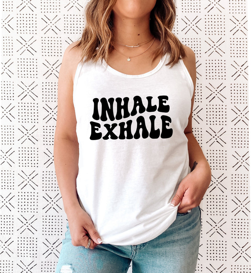 Inhale Exhale Yoga Tank Top