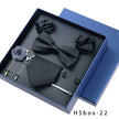 8-Piece Men's Formal Wear Gift Box Set – Bow Tie, Pocket Square, Cufflinks & Tie Clip | Canada & USA