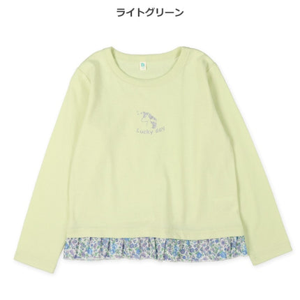 【西松屋正規品】ＭＤスソレースプリントナガＴ３