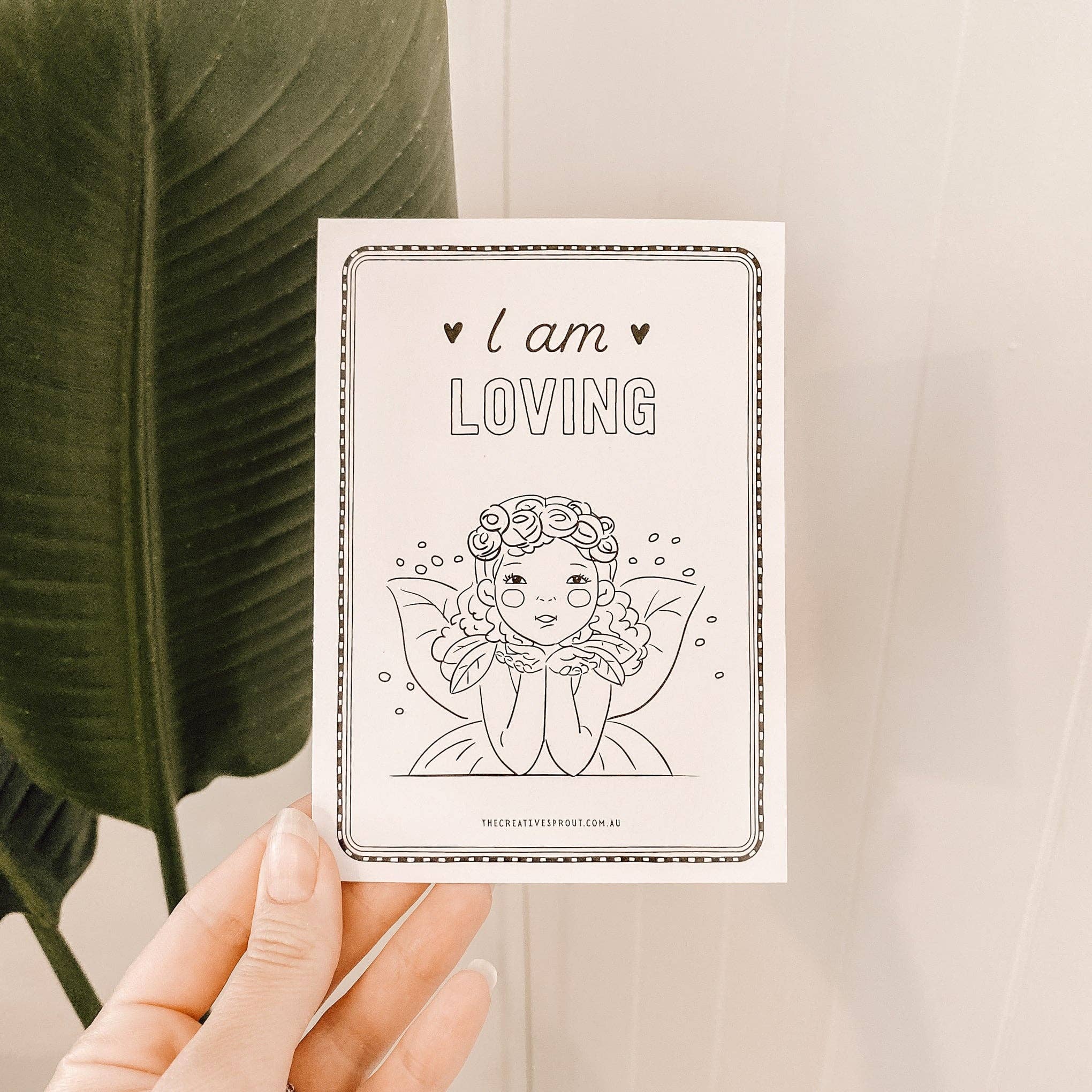 The Creative Sprout - Affirmation Colouring Pages for Kids – Mindfulness Activity