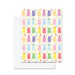 Gummy Bear Pattern - Greeting Card