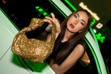 Glam Bow Shoulder Bag Gold