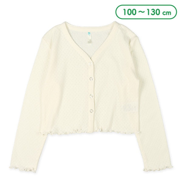 西松屋 ELFINDOLL パターンメッシュカーディガン正規品