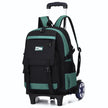 Kids Large Capacity Trolley School Backpack with Wheels – Primary School Pull Rod Bag