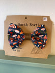 Raw Earth Bowtique Navy Mushroom Bow Tie