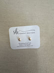 Standout Boutique Moon Gold Stud Earrings