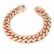 Zinc Alloy Wide Hip Hop Cuban Link Chain Necklace