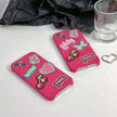 Embroidered Love Cherry Patch iphone Case women