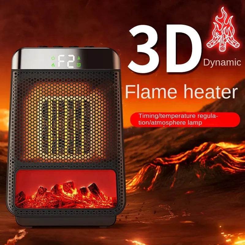Portable Whole House Room Instant 3D Electric Flame Space Heater