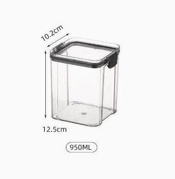 Airtight Pantry Food Storage Containers – Kitchen Organizer in 5 Sizes (460ml to 1800ml)