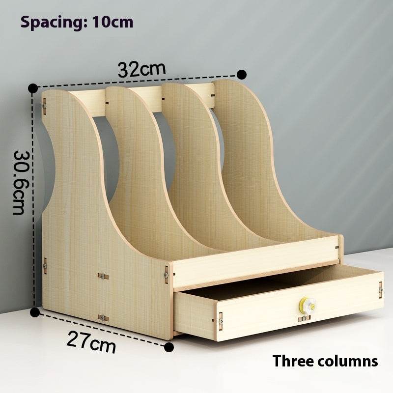 Minimalist Wooden Desk Organizer Office Table Organizer